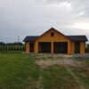 Duży garaż drewniany 57 m² z poddaszem | Pomieszczenie gospodarcze