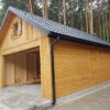 1 Garaż drewniany szkieletowy 6x5 z antresolą