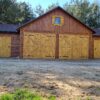 Duży garaż drewniany 57 m² z poddaszem | Pomieszczenie gospodarcze