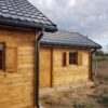 2 Garaż drewniany 6x5,5 z poddaszem i pomieszczeniem | Dwustanowiskowy