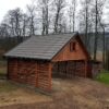 Wiata drewniana 5x5 z poddaszem