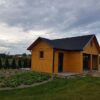 Duży garaż drewniany 57 m² z poddaszem | Pomieszczenie gospodarcze