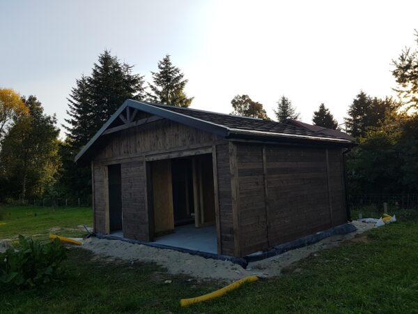 Garaż drewniany 6x5 bez pozwolenia