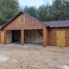 Duży garaż drewniany 57 m² z poddaszem | Pomieszczenie gospodarcze