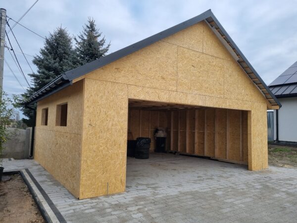 20230114_103759 Garaż drewniany 6x7 m szkieletowy | Blachodachówka