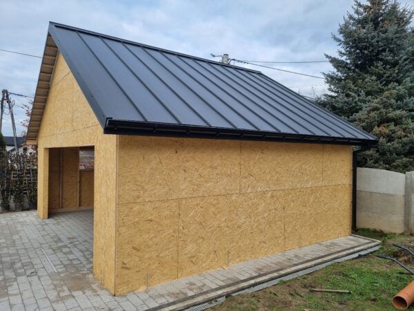 20230114_103906 Garaż drewniany 6x7 m szkieletowy | Blachodachówka