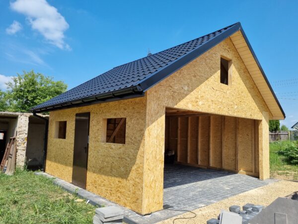 20230622_112001 Garaż drewniany 6x7 m szkieletowy | Blachodachówka