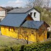 4 Garaż drewniany 6x5,5 z poddaszem i pomieszczeniem | Dwustanowiskowy