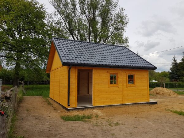 5 Garaż drewniany bez pozwolenia z poddaszem | Szkieletowy | Producent