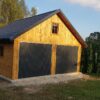9 Garaż drewniany bez pozwolenia z poddaszem | Szkieletowy | Producent