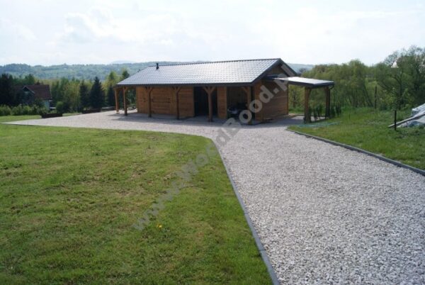 Stajnia-dla-koni-magazyn-stodola-garaz-rolnictwo-Material-wykonania-drewno Stajnia 10x3,5m plus 1m wiata