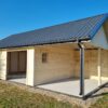 20230907_165716 Garaż drewniany 6x5 m szkieletowy | Budynek gospodarczy | Blachodachówka