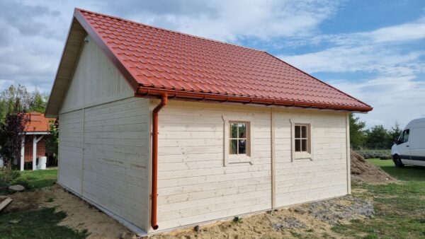 20231005_130650 Garaż drewniany 7x6 szkieletowy kanadyjski z poddaszem | Producent